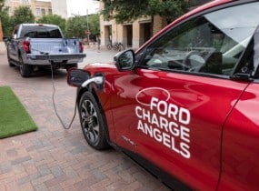 F-150 Lightning Pro charging
